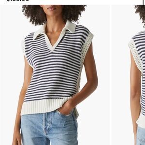 Michael Stars Torrance Collar Sweater Vest